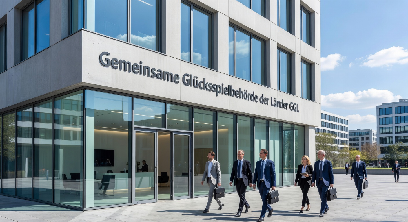 Darstellung des deutschen Online-Glücksspielmarkts mit Fokus auf regulierte vs. illegale Anteile, basierend auf GGL-Daten