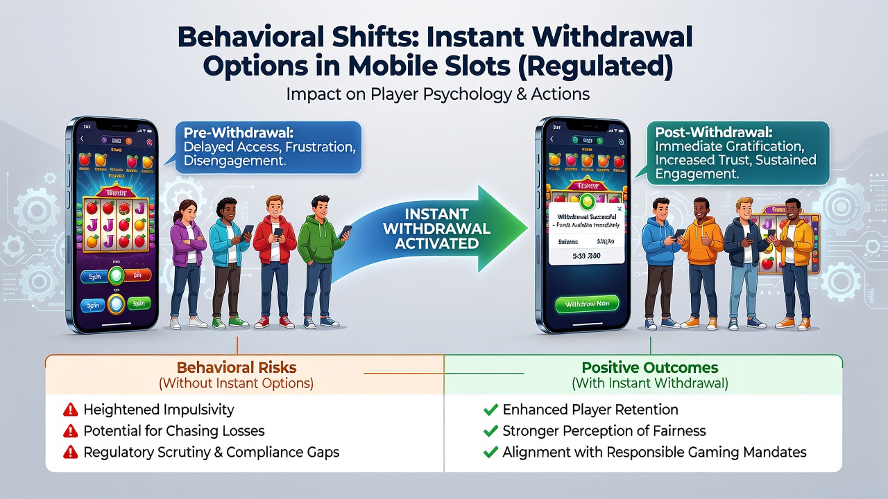 Grafische Auswertung von Spieleraktivitäten nach Einführung von Instant-Withdrawals in regulierten Slot-Apps