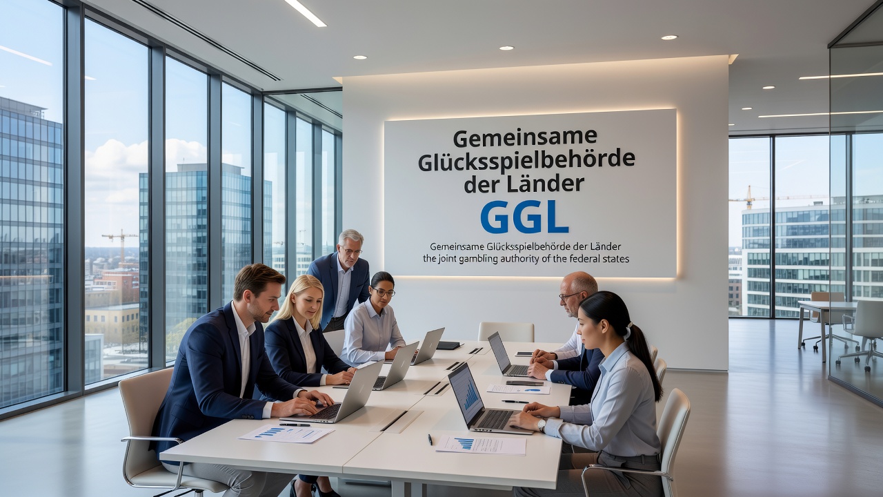 Deutscher Spieler am Laptop mit Online-Casino-Interface, Grafik zu Verlusten und Rückerstattungsansprüchen im Hintergrund