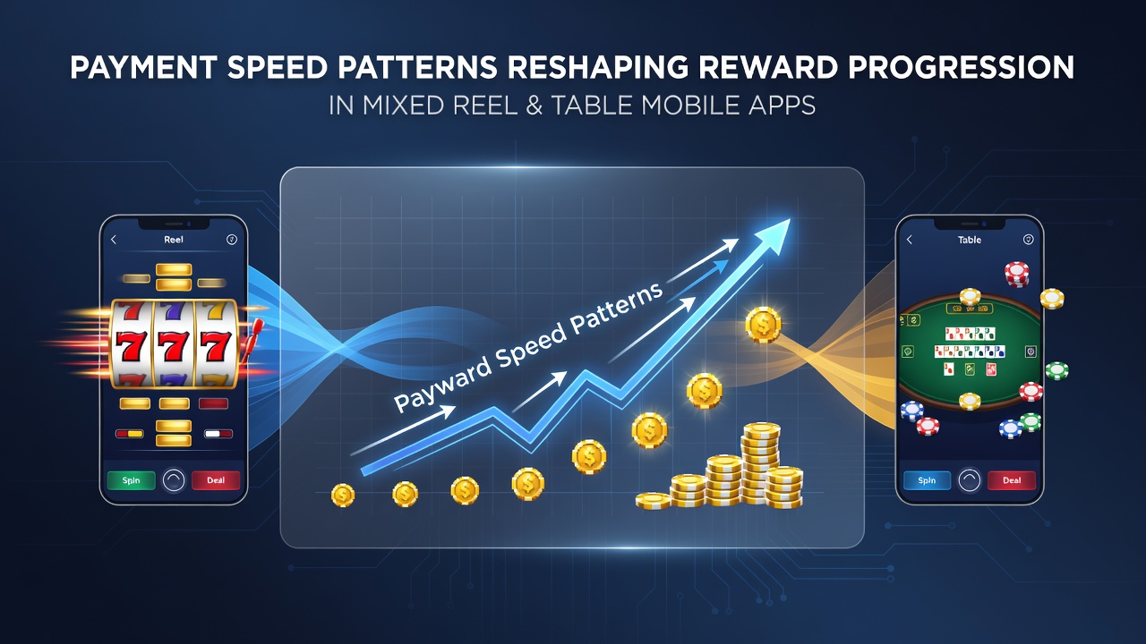 Zahlungsgeschwindigkeitsmuster in hybriden mobilen Gaming-Apps mit Reel- und Table-Elementen